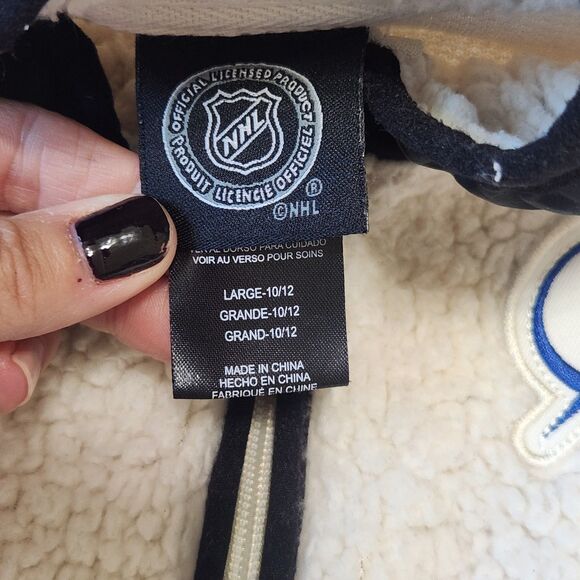 NHL Tampa Bay Lightning youth faux sherpa jacket size L - Picture 2 of 12